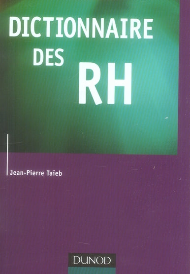 Dictionnaire des RH