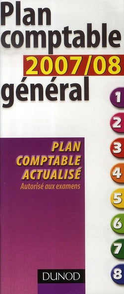 Plan comptable général (édition 2007-2008)
