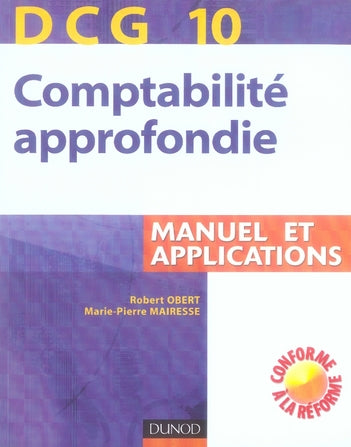 Dcg 10 ; comptabilité approfondie
