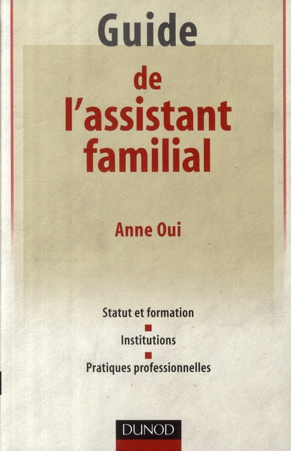 Guide de l'assistant familial