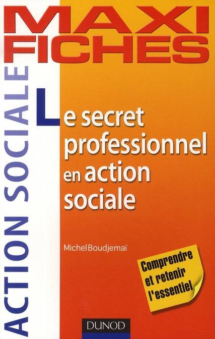 Maxi fiches : le secret professionnel en action sociale
