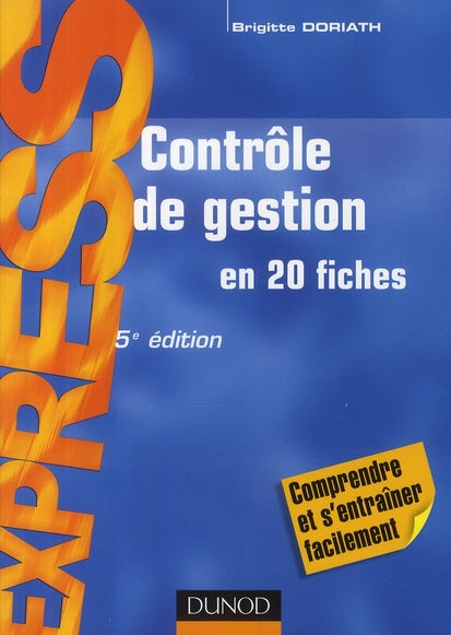 Contrôle de gestion ; en 20 fiches (5e édition)