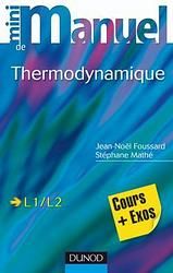 Mini manuel de thermodynamique