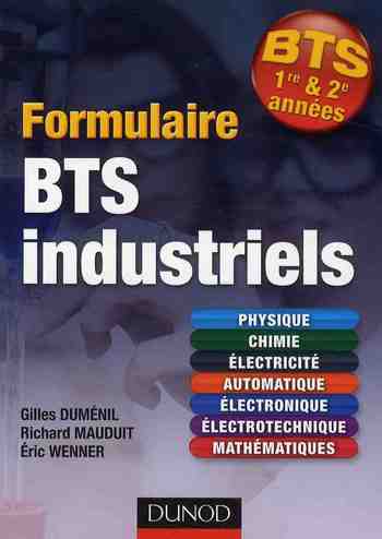 Formulaire BTS industriels