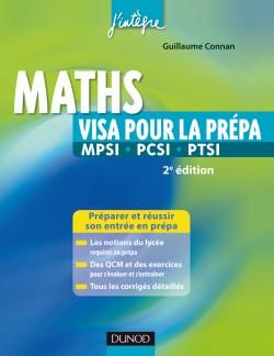 Maths ; visa pour la prépa MPSI, PCSI, PTSI (2e édition)