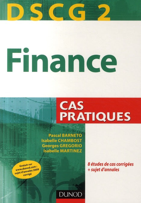 DSCG 2 ; finance ; cas pratiques