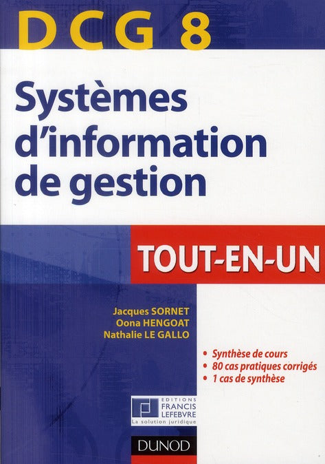 DCG 8 ; systèmes d'information de gestion ; tout-en-un