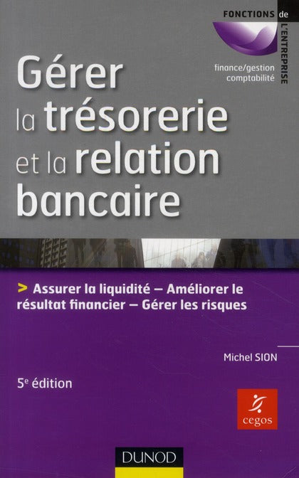 Gérer la trésorerie et la relation bancaire ; assurer la liquidité, améliorer le résultat financier, gérer les risques (5e édition)