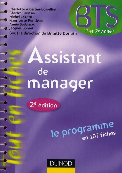 Assistant de manager ; le programme en 107 fiches (2e édition)