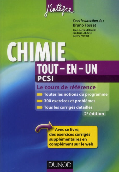 Chimie ; PCSI ; tout-en-un (2e édition)