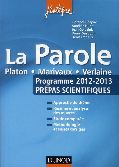L'épreuve français-philo ; prépas scientifiques ; programme 2012/2013