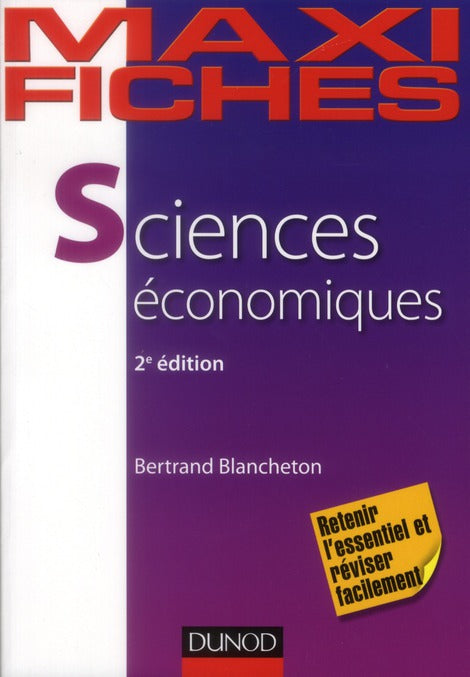 Maxi fiches : sciences économiques (2e édition)