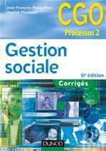 Gestion sociale ; corrigés (6e édition)