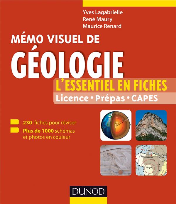 Mémo visuel de geologie ; licence, prépas, CAPES