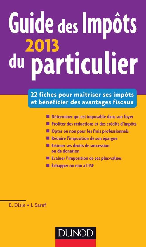Guide des impôts du particulier (édition 2013)
