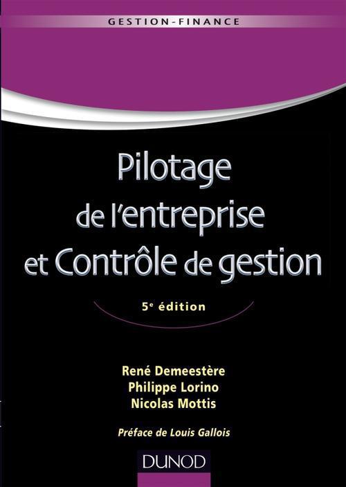 Pilotage de l'entreprise et contrôle de gestion (5e édition)