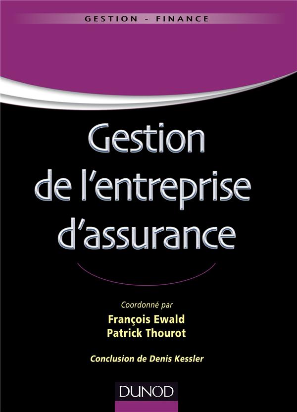 Gestion de l'entreprise d'assurance