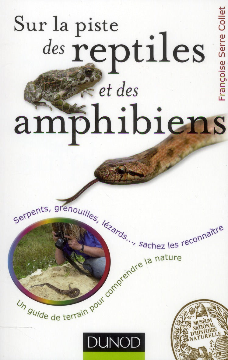 Sur la piste des reptiles et des amphibiens ; serpents, grenouilles, lézards...