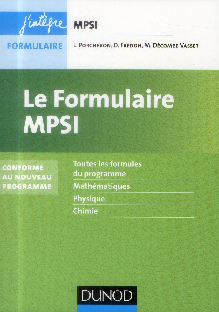 Le formulaire MPSI