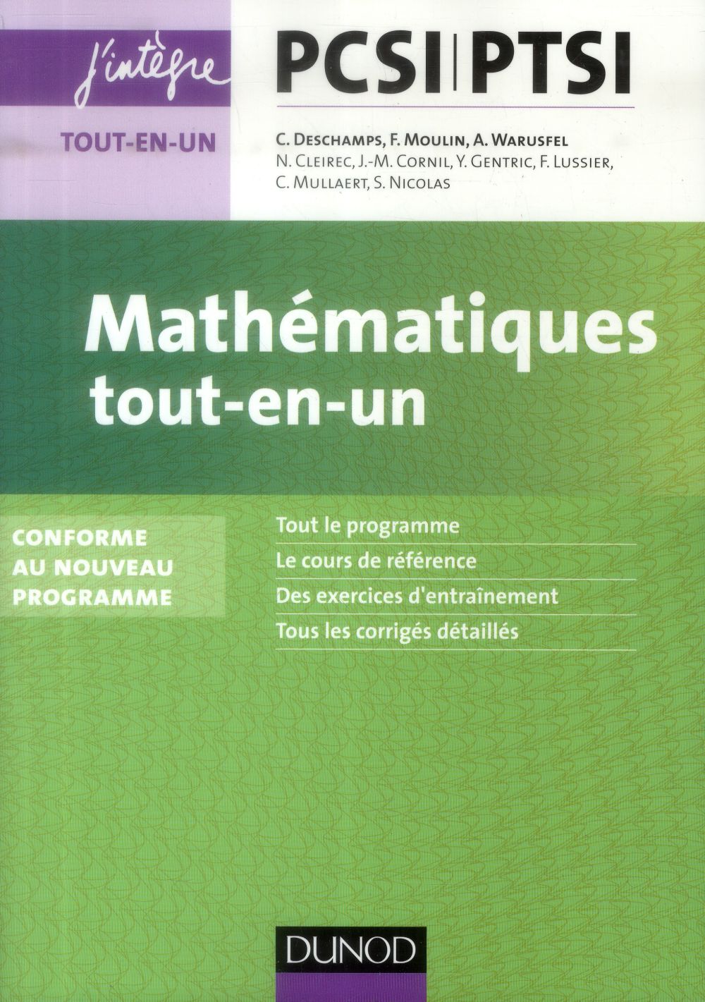 Mathématiques ; PCSI, PTSI ; 1ère année ; tout-en-un