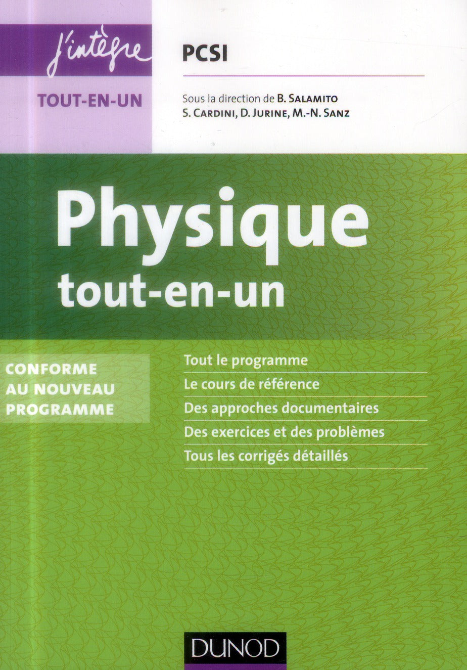 Physique ; PCSI ; tout-en-un (4e édition)