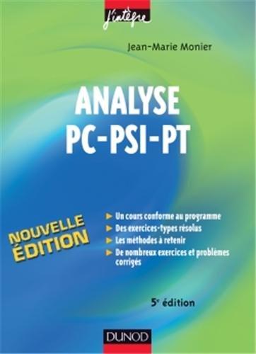 Analyse PC-PSI-PT (5e édition)