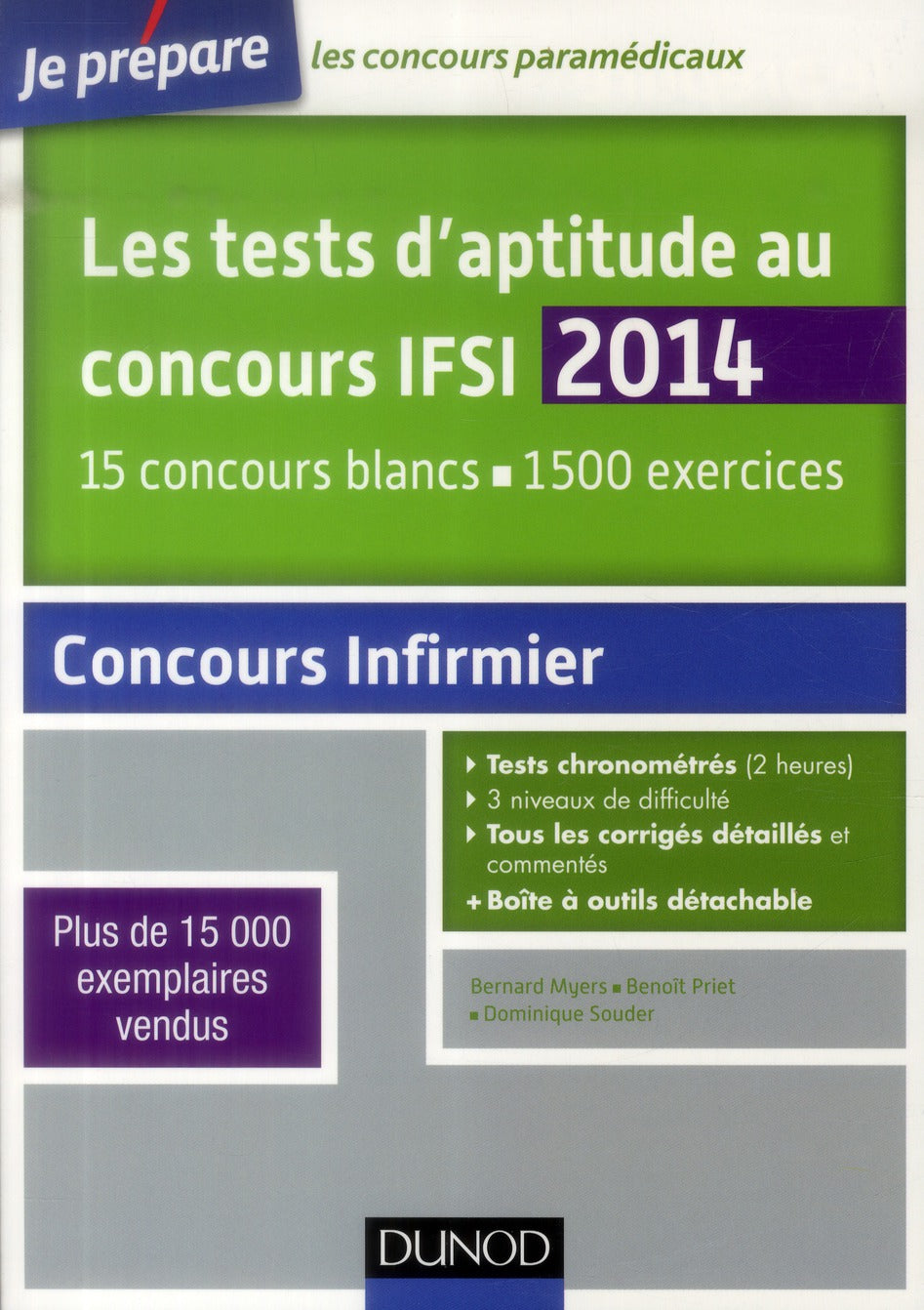 Je prépare : les tests d'aptitude aux concours IFSI (4e édition)
