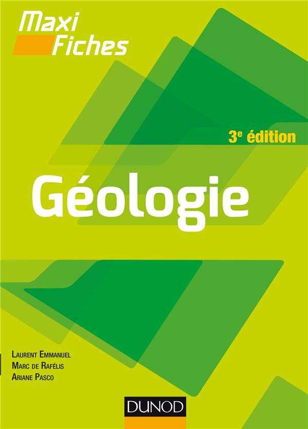 Maxi fiches : géologie en 85 fiches (3e édition)