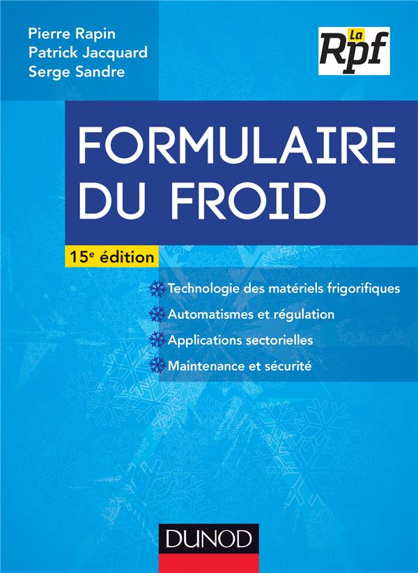 Formulaire du froid (15e édition)