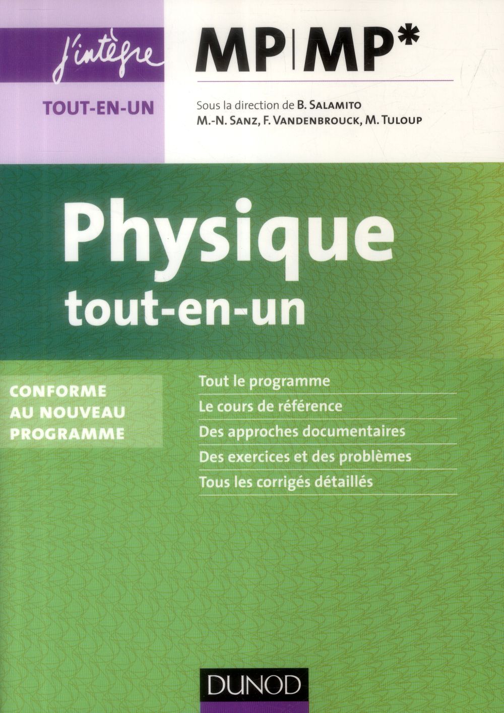 Physique ; MP-MP* : tout-en-un ; nouveau programme 2014