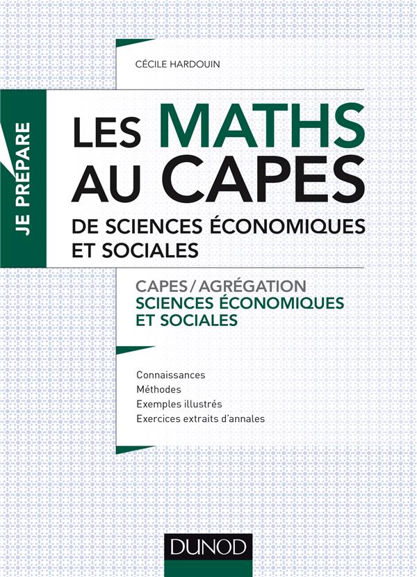 Je prépare : les mathématiques au CAPES de SES