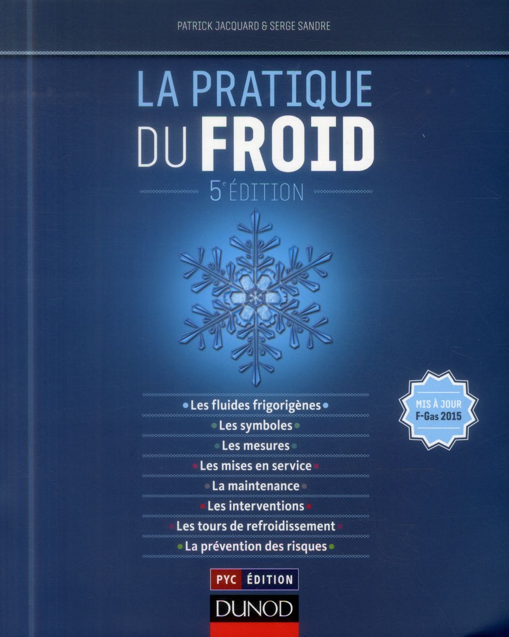 La pratique du froid ; 5e édition