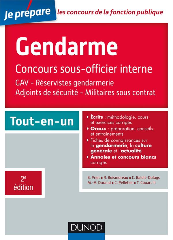Je prépare : le concours gendarme sous-officier interne (2e édition)