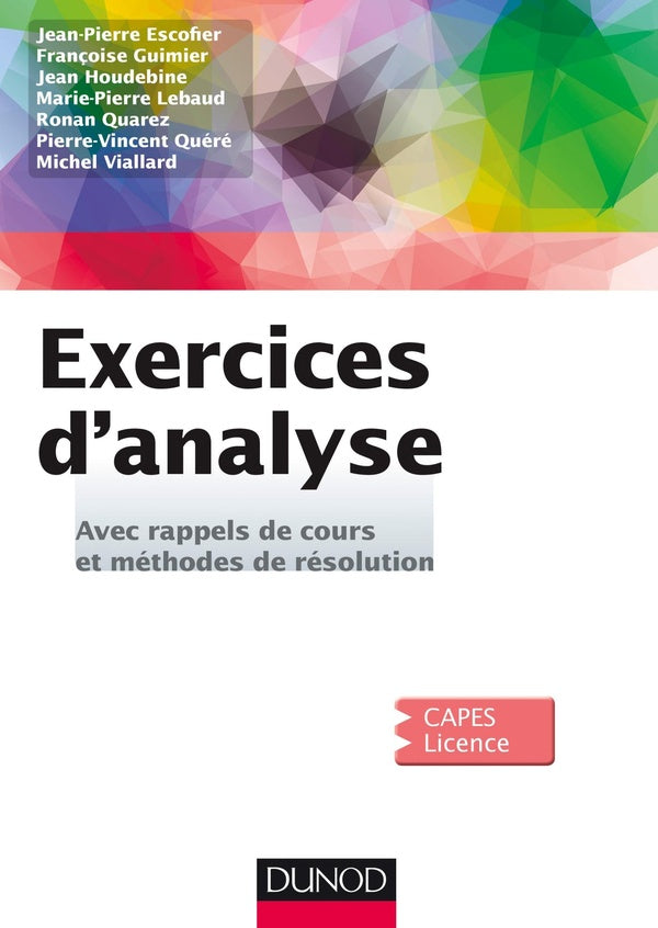Exercices d'analyse