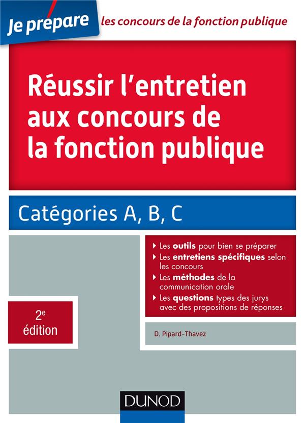 Je prépare : réussir l'entretien aux concours de la fonction publique