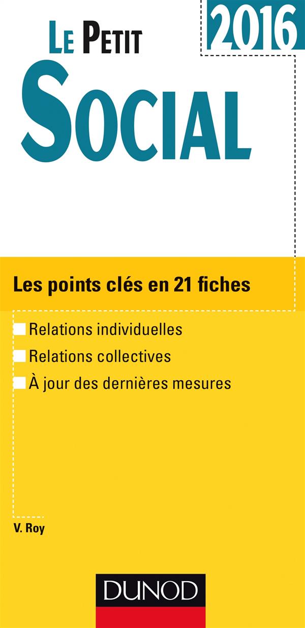 Le petit social ; les points clés en 21 fiches (édition 2016)