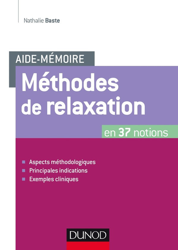 Aide-mémoire : méthodes de relaxation
