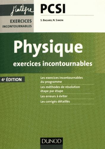Physique ; exercices incontournables PCSI 1ère année (4e édition)