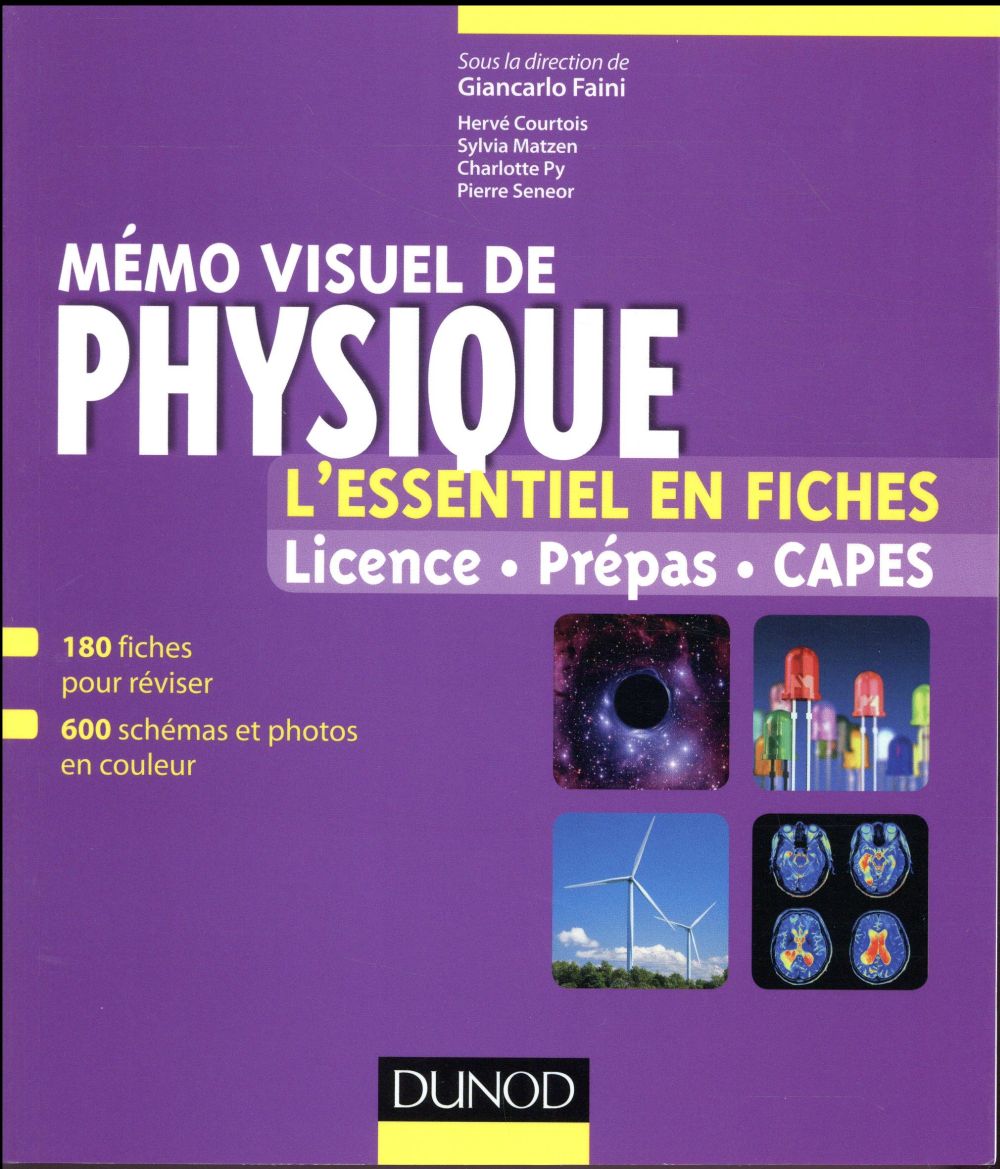 Mémo visuel de physique ; l'essentiel en fiches