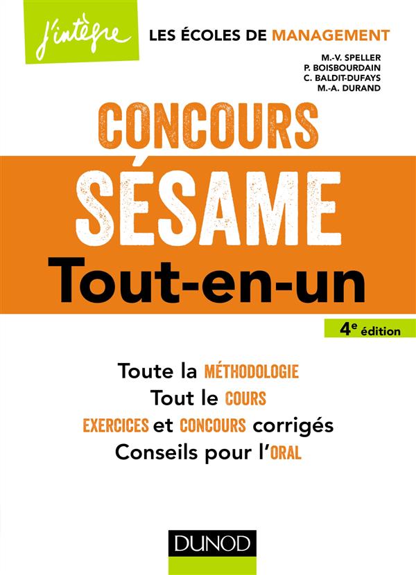 Concours Sésame ; tout-en-un (4e édition)