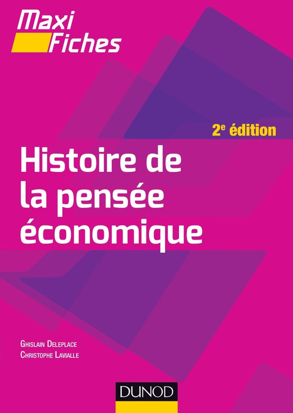 Maxi fiches : histoire de la pensée économique