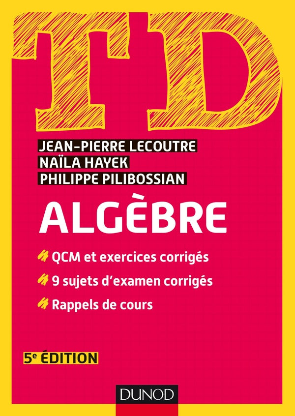 TD : algèbre (5e édition)