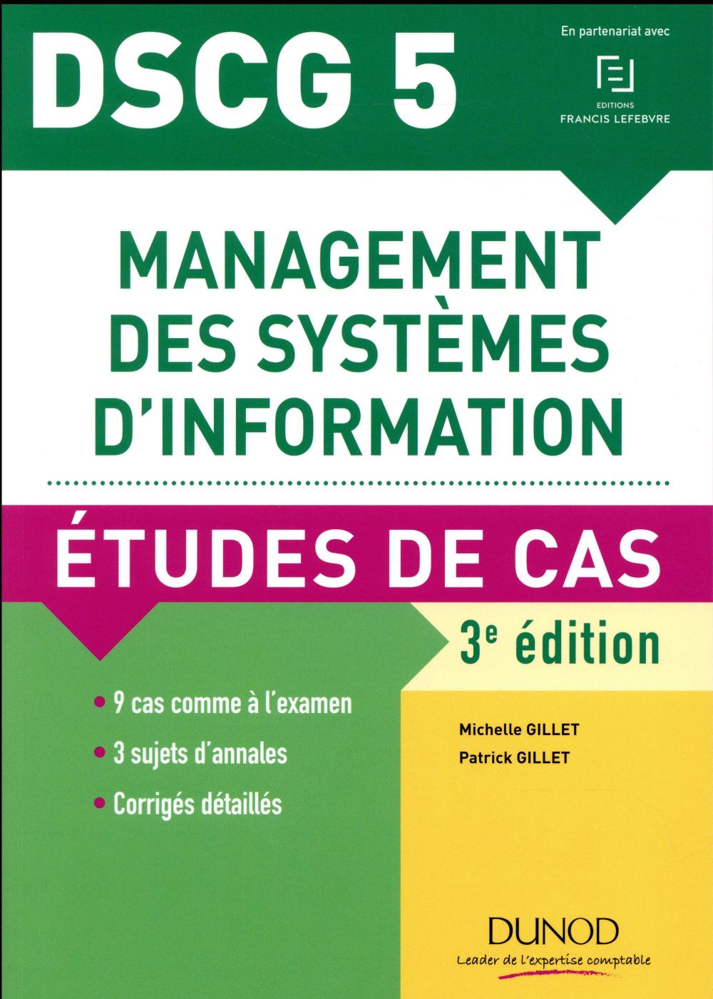 DSCG 5 ; management des systèmes d'information ; cas pratiques (édition 2017/2018)