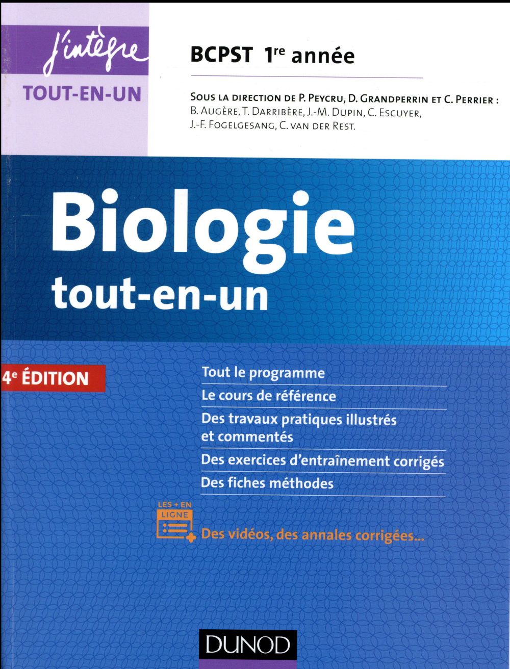 Biologie tout-en-un ; BCPST 1re année (4e édition)
