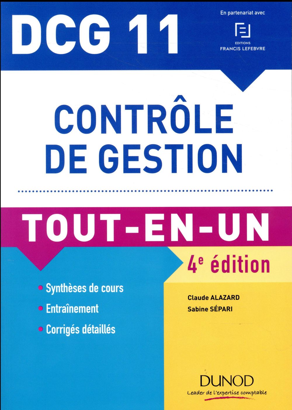 DCG 11 ; contrôle de gestion ; tout-en-un (4e édition)