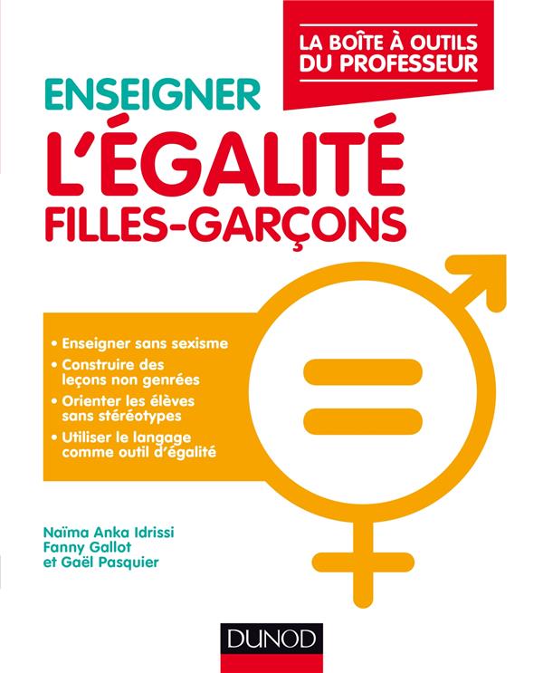 Enseigner l'egalite fille-garcon - la boite a outils du professeur