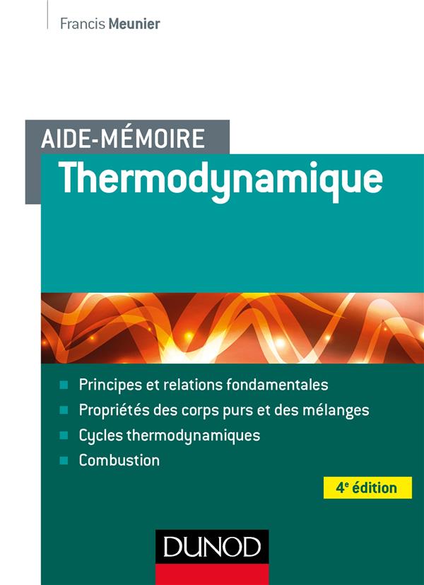 Aide-mémoire : de thermodynamique