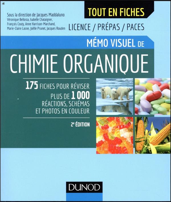 Memo visuel de chimie organique - 2e ed. (2e édition)