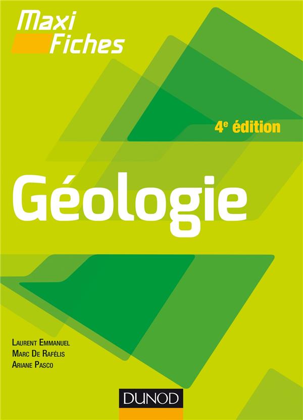 Maxi fiches : géologie ; en 90 fiches (4e édition)