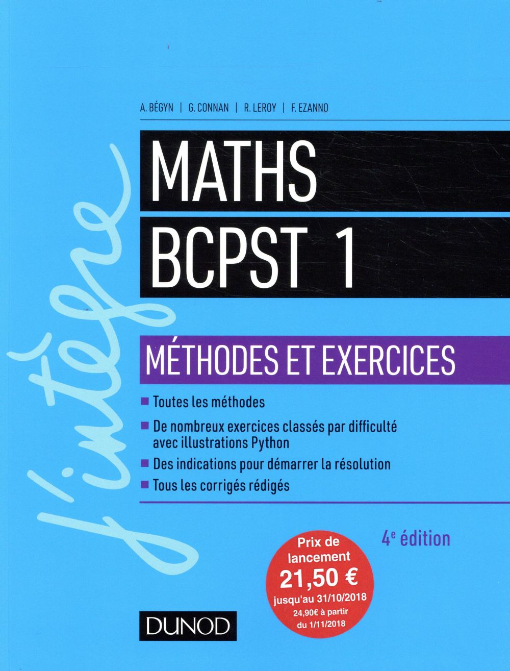 Maths bcpst 1 methodes et exercices